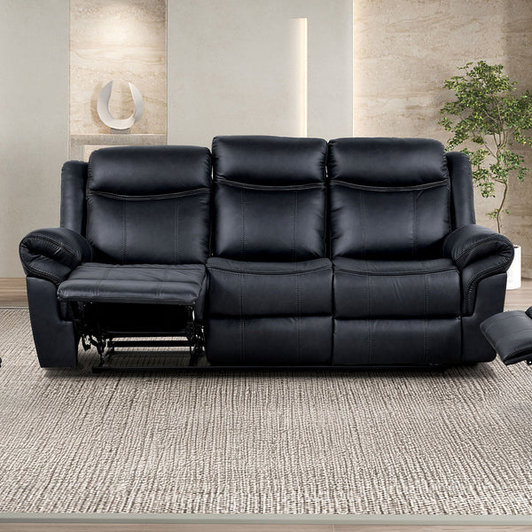 Agata Black Manual Sofa