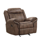 Agata Brown Glider Recliner from Furniture of America - Luna Furniture