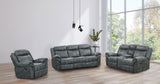 Agata Dark Gray Glider Recliner from Furniture of America - Luna Furniture