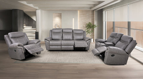 Agata Dark Gray Glider Recliner from Furniture of America - Luna Furniture