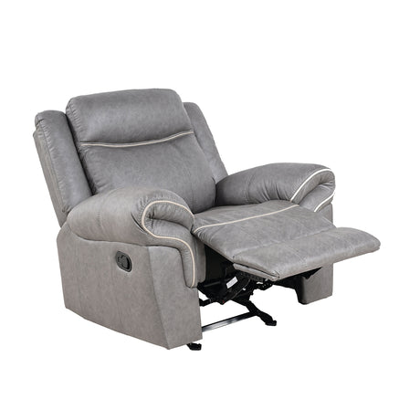 Agata Dark Gray Glider Recliner from Furniture of America - Luna Furniture