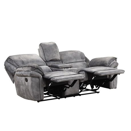 Themis Gray Transitional Reclining Living Room Set from Furniture of America - Luna Furniture