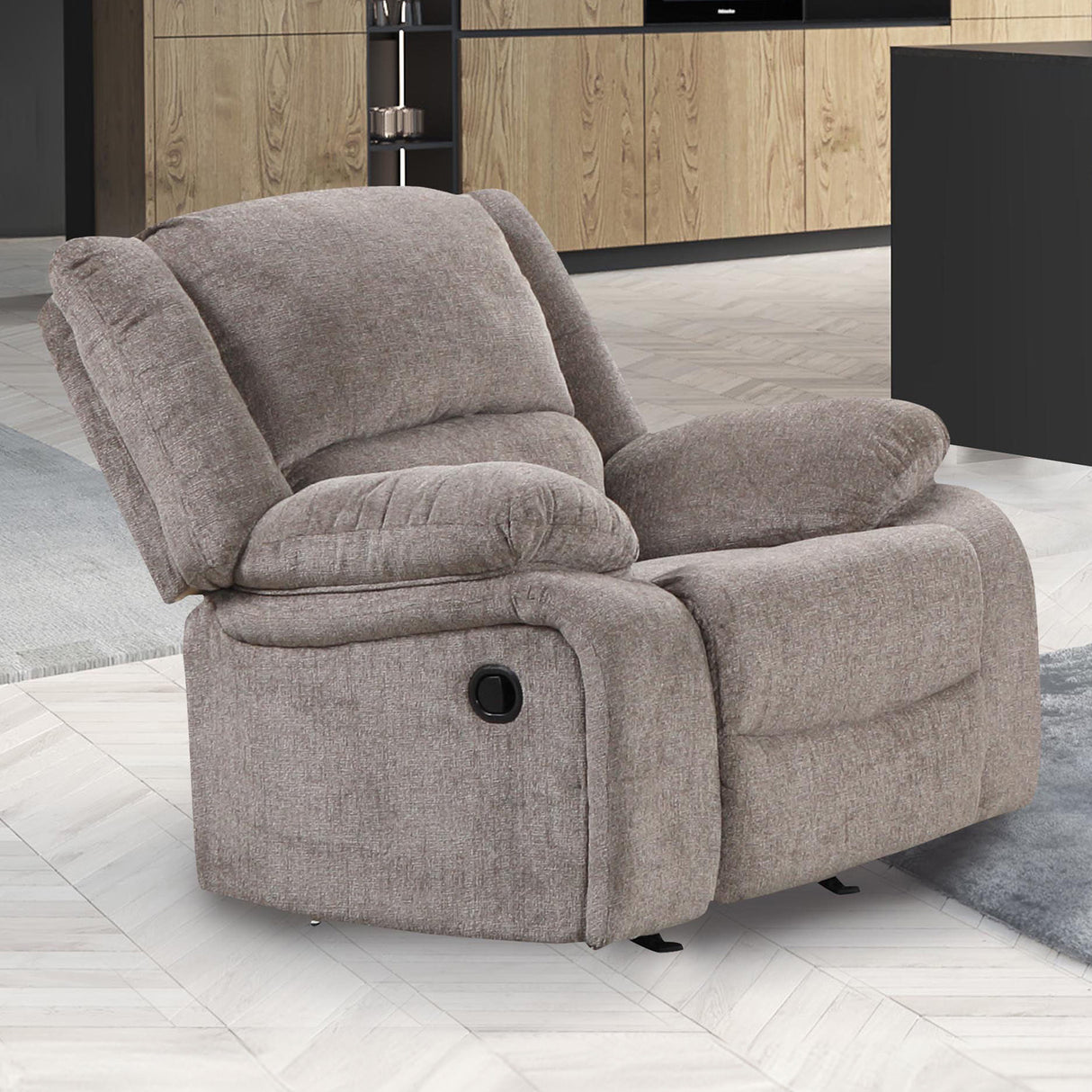Cosimo Mocha Transitional Reclining Living Room Set from Furniture of America - Luna Furniture