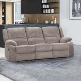 Cosimo Mocha Transitional Reclining Living Room Set from Furniture of America - Luna Furniture
