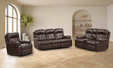 Osias Brown Manual Sofa from Furniture of America - Luna Furniture