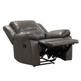 Letha Gray Transitional Reclining Living Room Set from Furniture of America - Luna Furniture