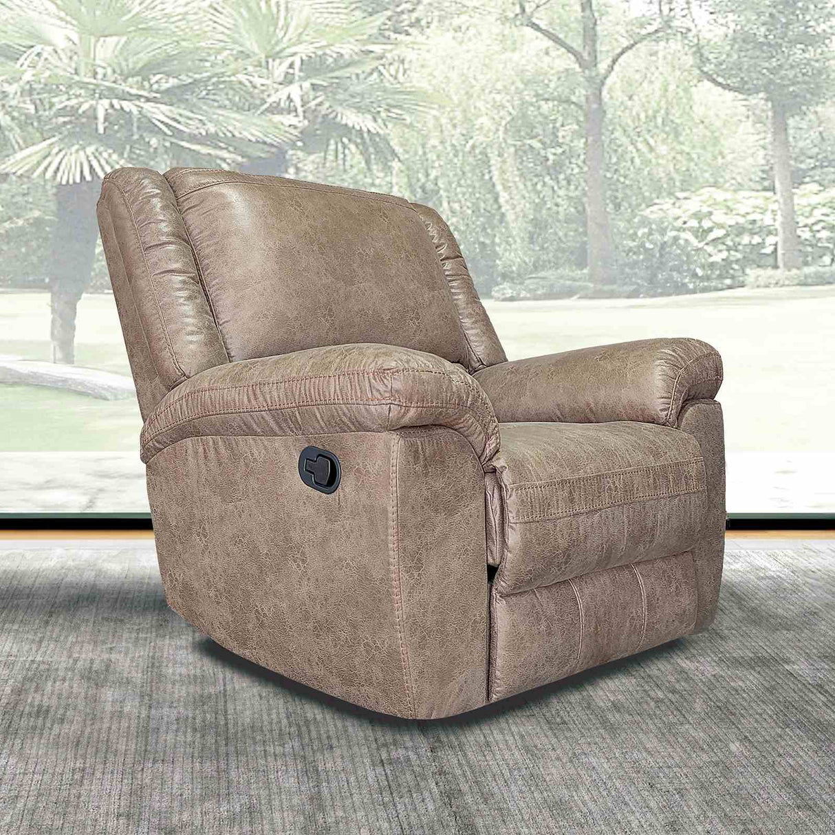 Jambi Brown Transitional Reclining Living Room Set from Furniture of America - Luna Furniture