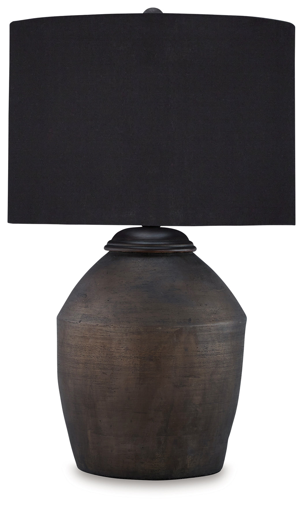 Naareman Metallic Black Table Lamp - Luna Furniture