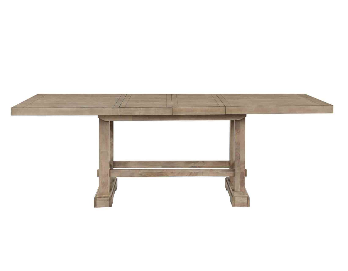 Napa 108-Inch Counter Table with/2 18-inch Leaves, Sand from Steve Silver - Luna Furniture