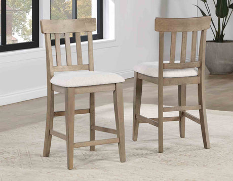 Napa Weathered Sand Counter Height Dining Set from Steve Silver - Luna Furniture