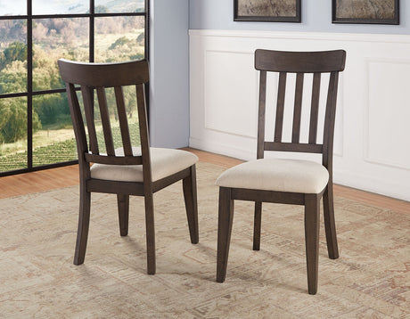 Napa 7-Piece Dining Set(Table, 2 Upholstered & 4 Side Chairs) from Steve Silver - Luna Furniture