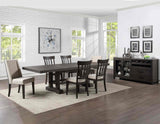Napa 7-Piece Dining Set(Table, 2 Upholstered & 4 Side Chairs) from Steve Silver - Luna Furniture