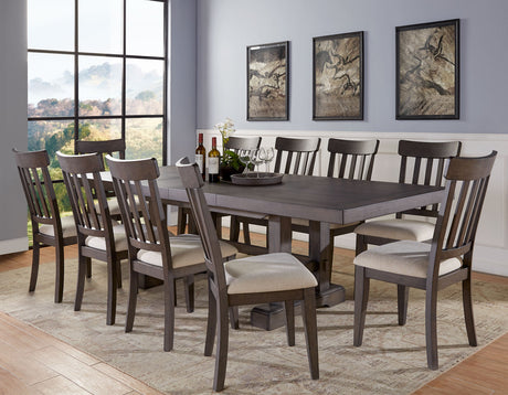 Napa 7-Piece Dining Set(Table, 2 Upholstered & 4 Side Chairs) from Steve Silver - Luna Furniture