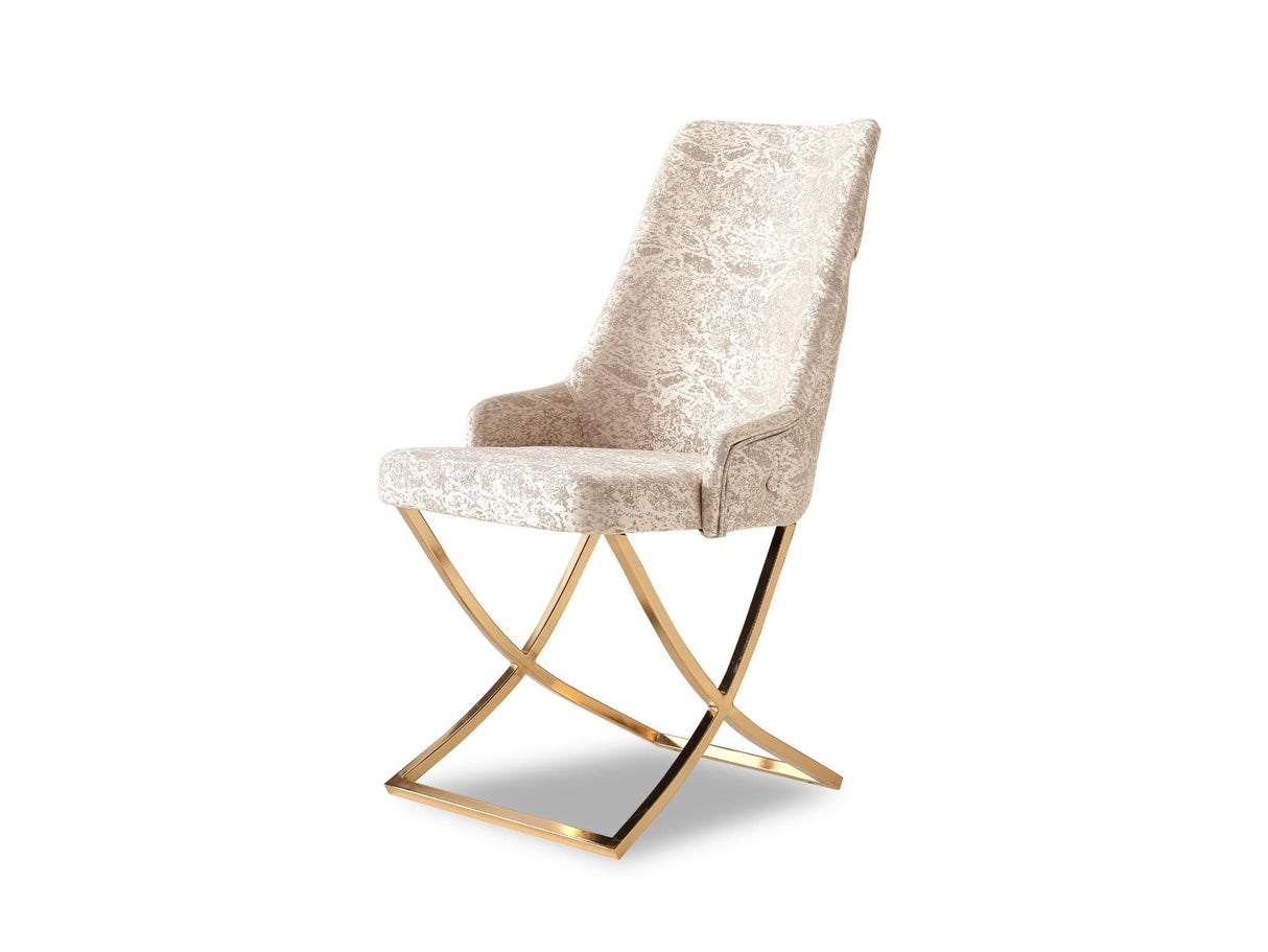 Napoli Diningroom (Consol With Mirror & Dining Table & 6 Dining Chair) from Furnia - Luna Furniture