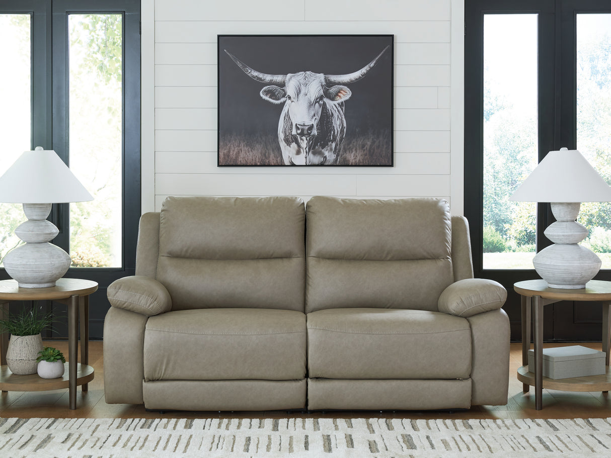 Narwhal Place Pebble 2-Piece Power Reclining Loveseat from Ashley Furniture - Luna Furniture