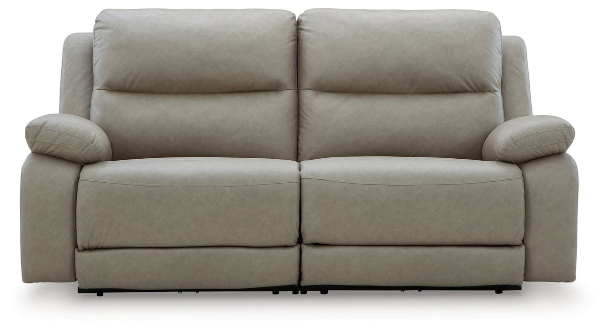 Narwhal Place Pebble 2-Piece Power Reclining Loveseat from Ashley Furniture - Luna Furniture