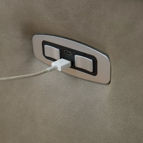 Narwhal Place Pebble 2-Piece Power Reclining Loveseat from Ashley - Luna Furniture