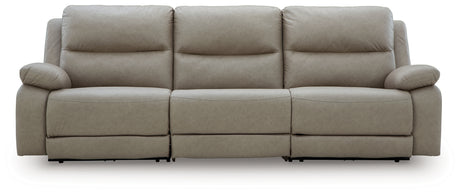 Narwhal Place Pebble 3-Piece Power Reclining Sofa from Ashley - Luna Furniture
