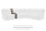 Narwhal Place Pebble Console with Storage from Ashley Furniture - Luna Furniture
