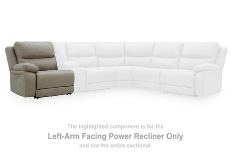 Narwhal Place Pebble Left-Arm Facing Power Recliner from Ashley - Luna Furniture