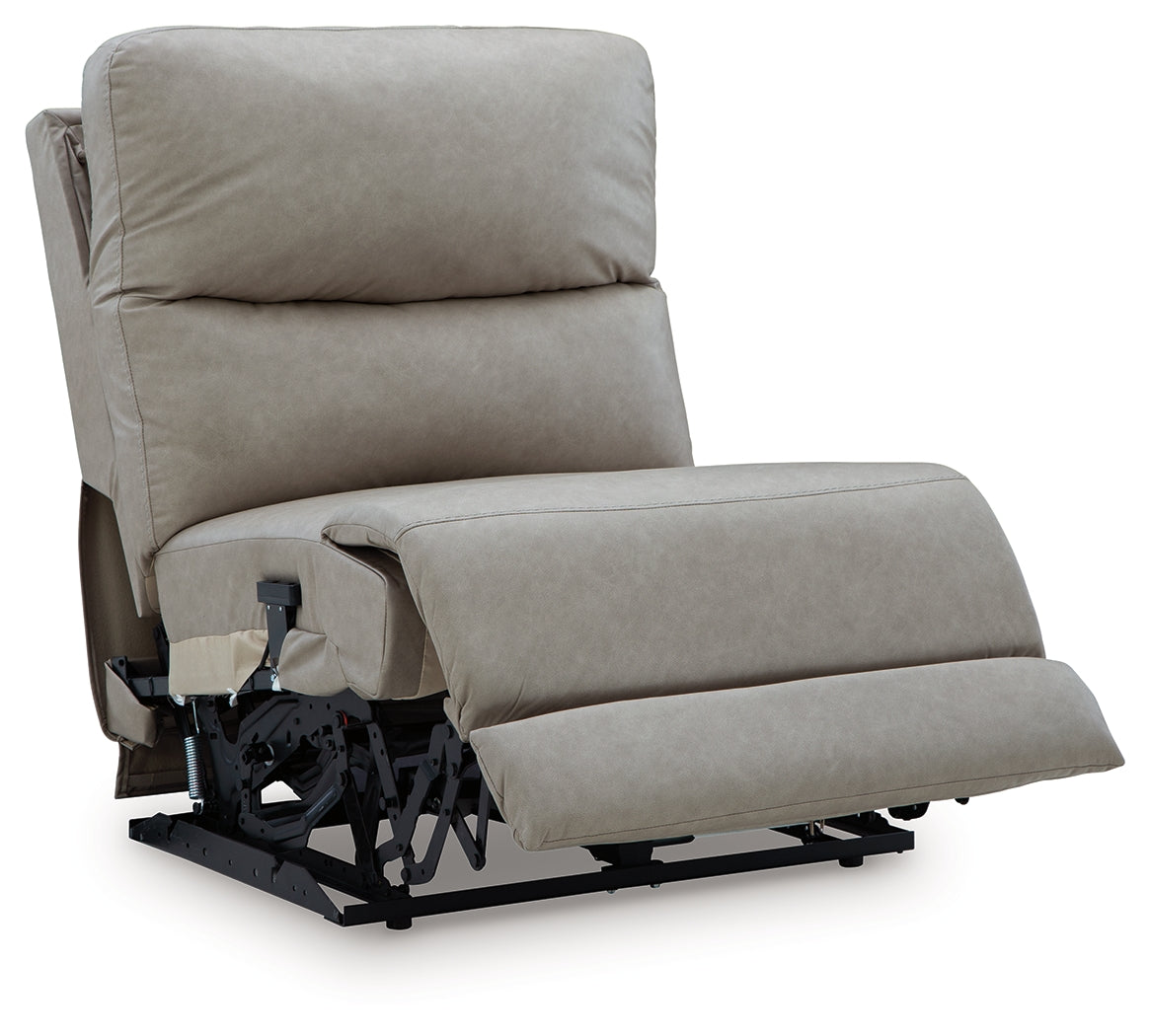 Narwhal Place Pebble Power Armless Recliner from Ashley Furniture - Luna Furniture