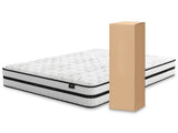 Nashburg Queen Metal Bed with Mattress in Black from Ashley Furniture - Luna Furniture