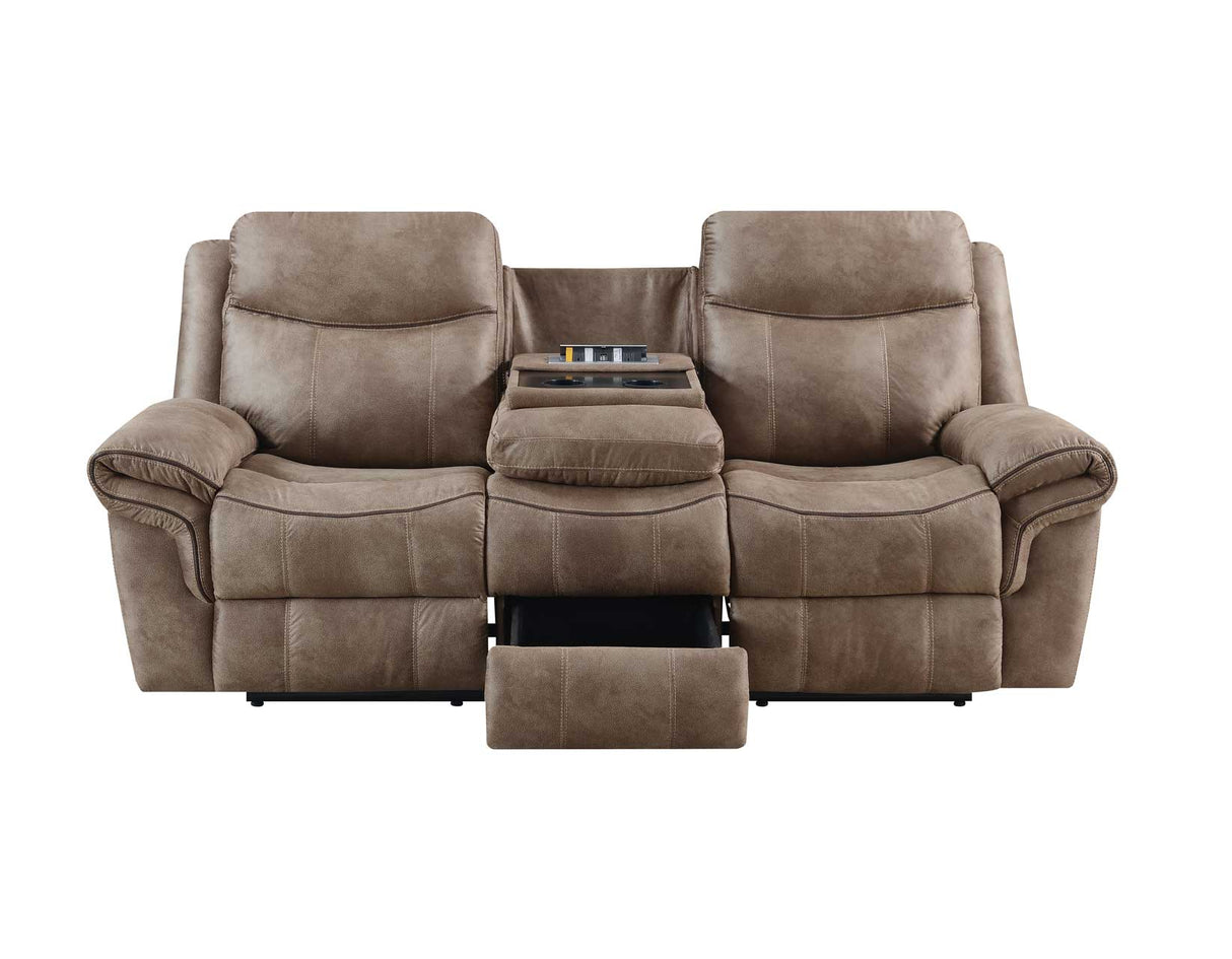 Nashville Cocoa 3-Piece Reclining Living Room Set from Steve Silver - Luna Furniture