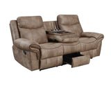 Nashville Cocoa 3-Piece Reclining Living Room Set from Steve Silver - Luna Furniture