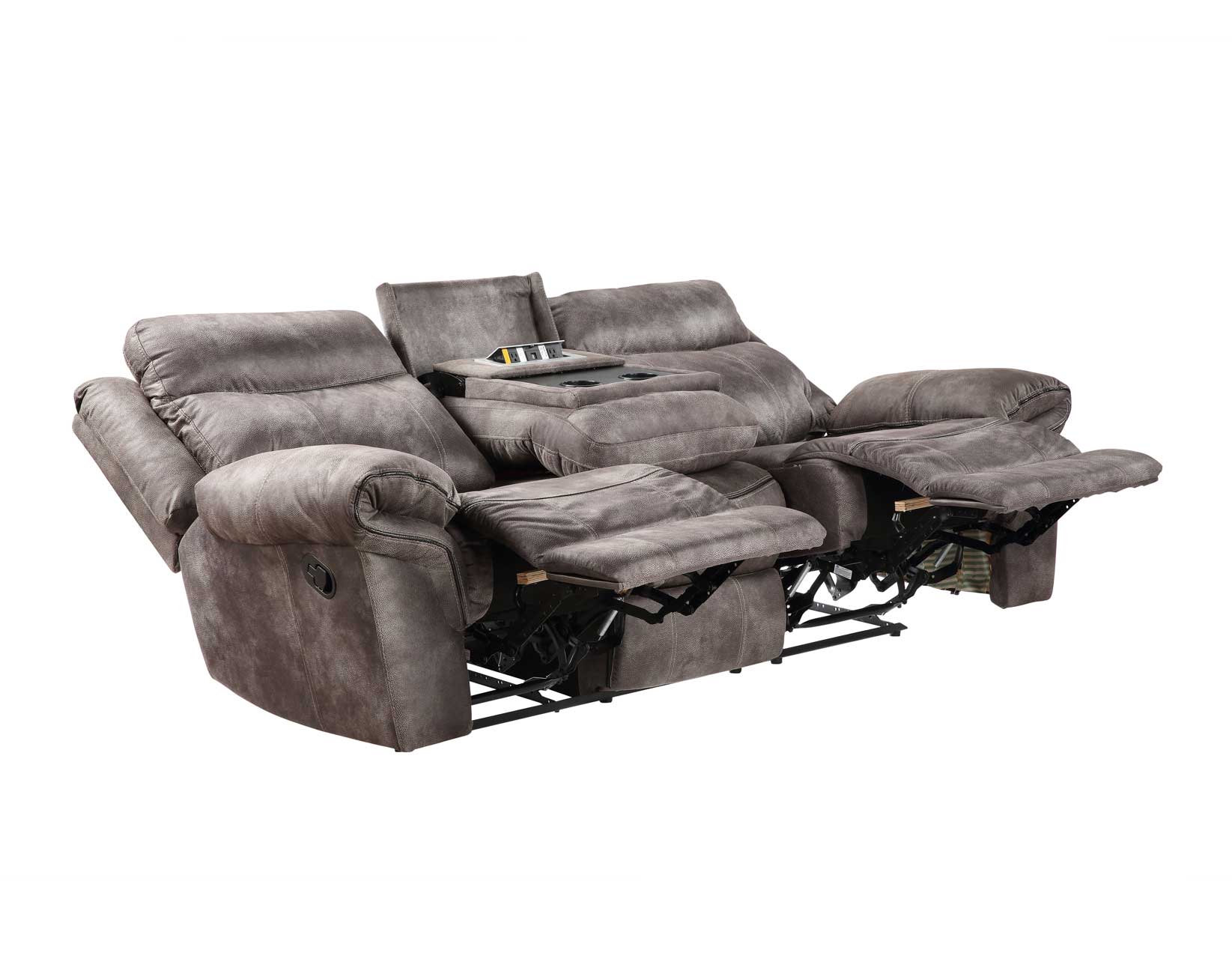 Nashville Gray 3-Piece Reclining Living Room Set – Luna Furniture