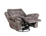 Nashville Gray Swivel Glider Recliner from Steve Silver - Luna Furniture