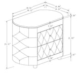 Natalia Gray Upholstered Bedroom Set with TV Lift from Crown Mark - Luna Furniture