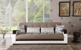 Natural Naomi Light Brown 3-Seat Sleeper Sofa from Bellona - Luna Furniture