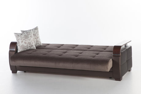 Natural Prestige Brown 3-Seat Sleeper Sofa from Bellona - Luna Furniture