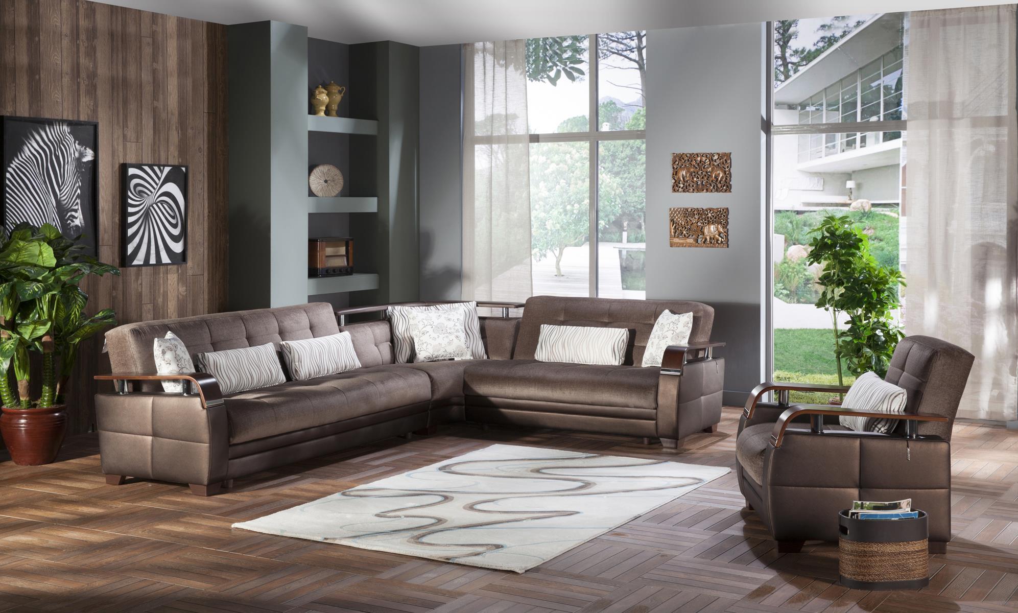 Bellona Storage Sleeper Sectional - Thumbnail 3