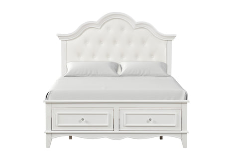Naucalpan White Twin Bed from Furniture of America - Luna Furniture