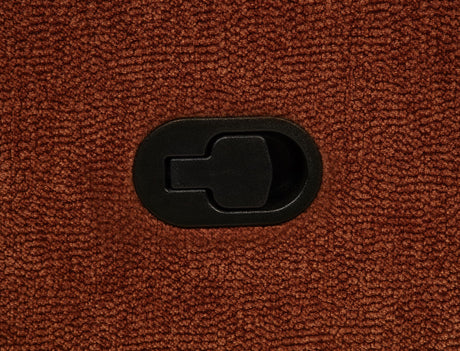 Navarro Burnt Orange Chenille Upholstered Glider Recliner from Coaster - Luna Furniture