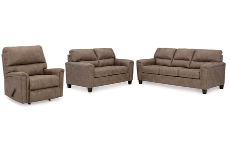Navi Sofa, Loveseat and Recliner from Ashley - Luna Furniture