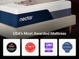 Nectar Foam Luxe 5.1 White California King Mattress from Ashley - Luna Furniture
