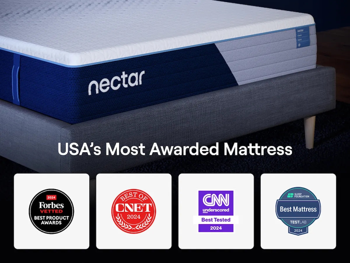 Nectar Hybrid Classic 5.1 White California King Mattress from Ashley Furniture - Luna Furniture