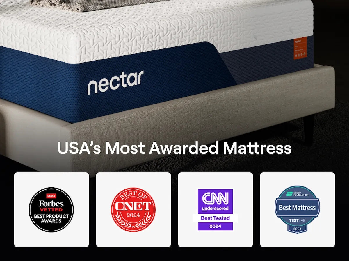 Nectar Ultra Memory Foam 5.1 White Queen Mattress from Ashley Furniture - Luna Furniture