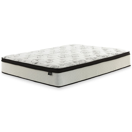 Neilsville Full Platform Bed with Mattress in Whitewash from Ashley - Luna Furniture