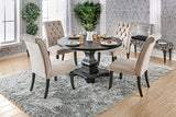 Nerissa Antique Black Round Table from Furniture of America - Luna Furniture