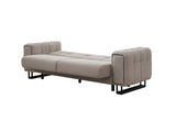 Nero 3-pieces (Sofa & Loveseat & Chair) Livingroom Set in Light Grey from Furnia - Luna Furniture