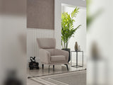 Nero Chair in Light Grey from Furnia - Luna Furniture