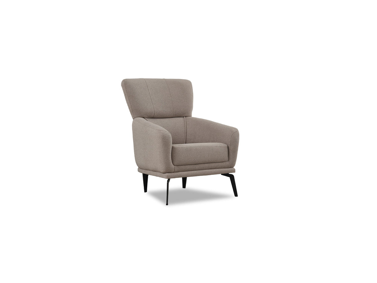 Nero Chair in Light Grey from Furnia - Luna Furniture