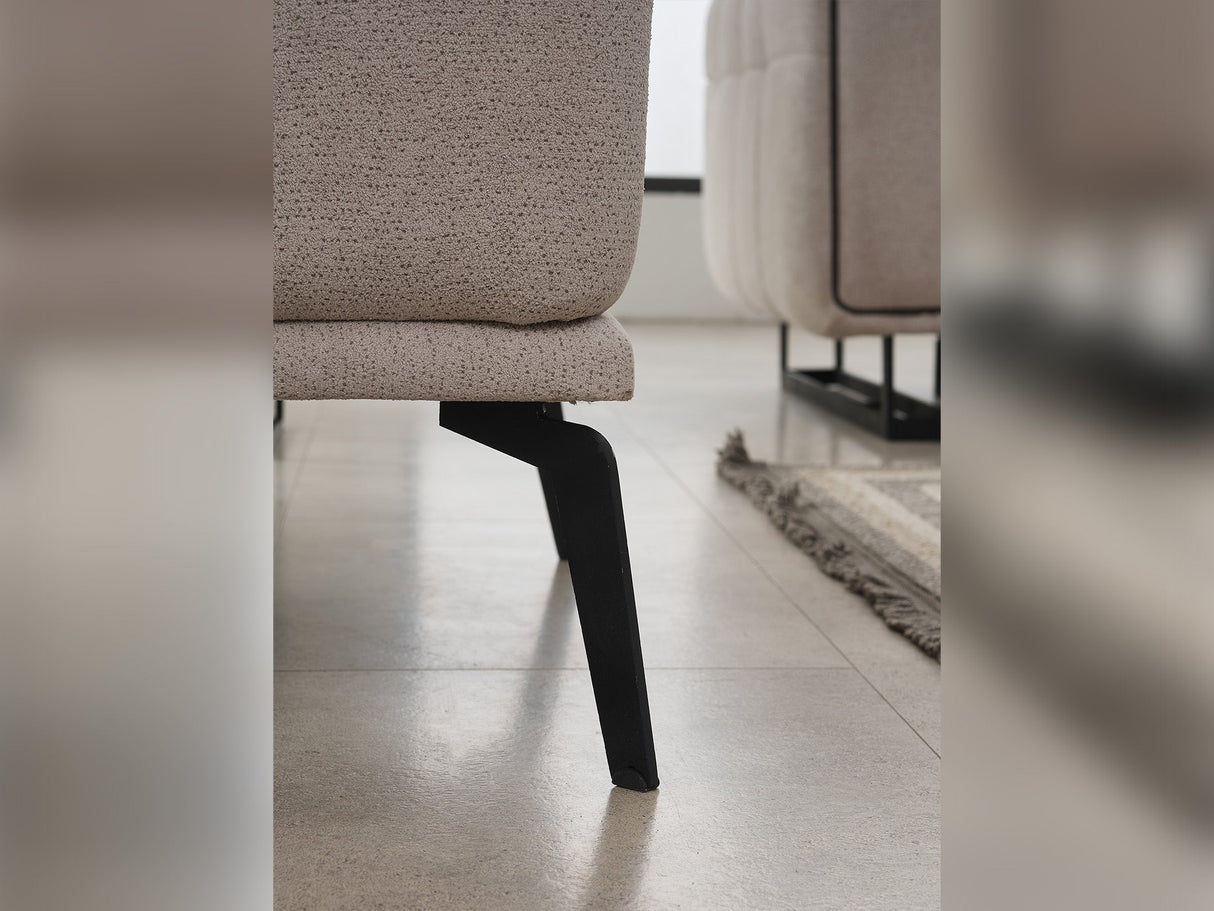 Nero Chair in Light Grey from Furnia - Luna Furniture