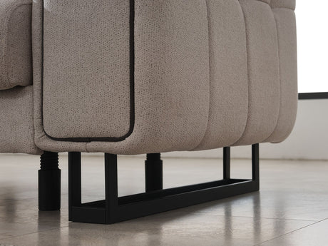 Nero 3-pieces (Sofa & Loveseat & Chair) Livingroom Set in Light Grey from Furnia - Luna Furniture