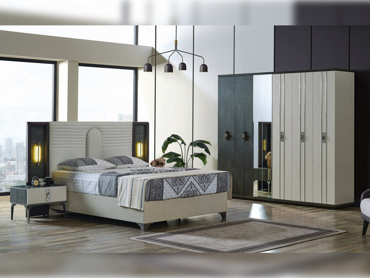 Nero Queen Storage Bed With Headboard from Furnia - Luna Furniture