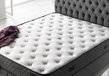 Nevada Full Storage Bed With Headboard in Grey from Furnia - Luna Furniture