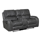 Newnan Gray Double Reclining Living Room Set from Homelegance - Luna Furniture